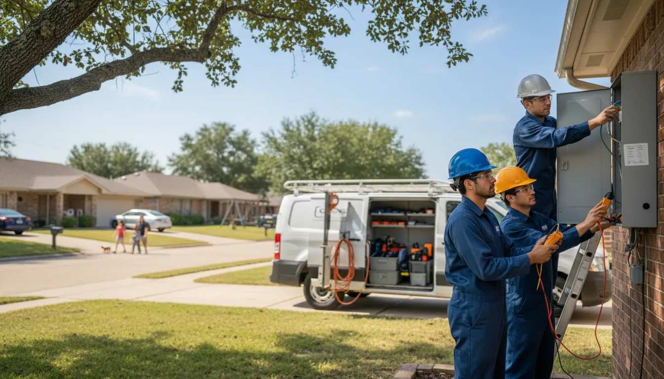 Certified electrician providing emergency electrical services in Lena, LA